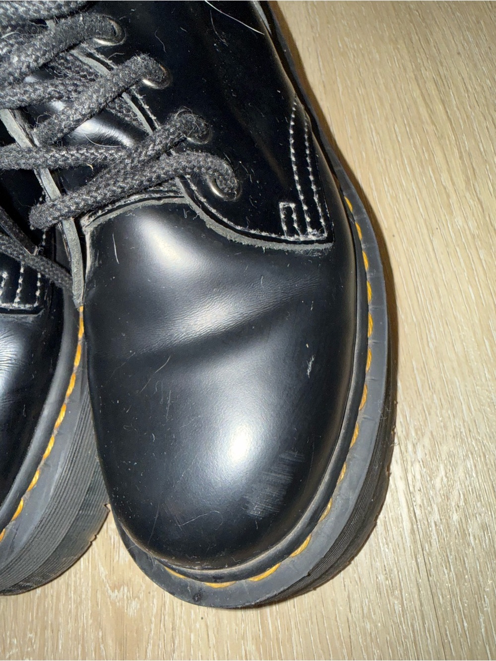 Dr. Martens JADON BOOT SMOOTH LEATHER PLATFORMS - Picture 6 of 10